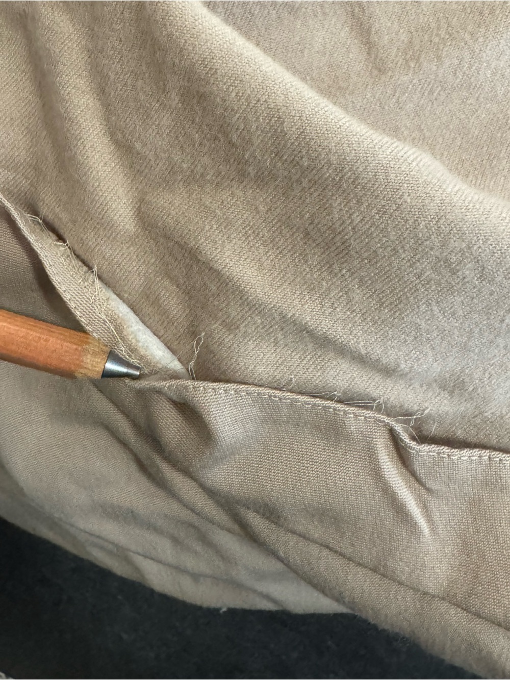Attire The Studio 100% wool outer, silk lined sleeve open trench coat sz xs - Picture 11 of 14
